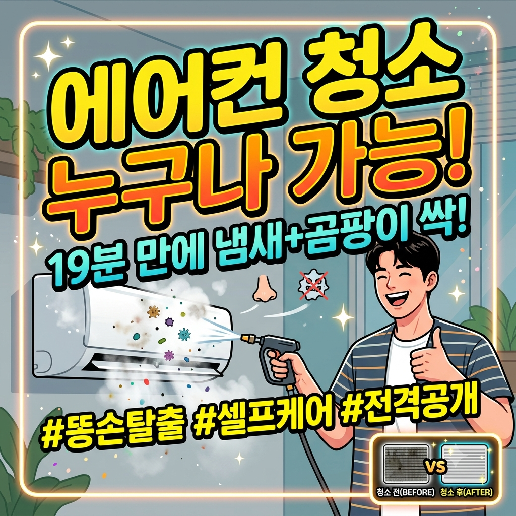 벽걸이에어컨셀프청소