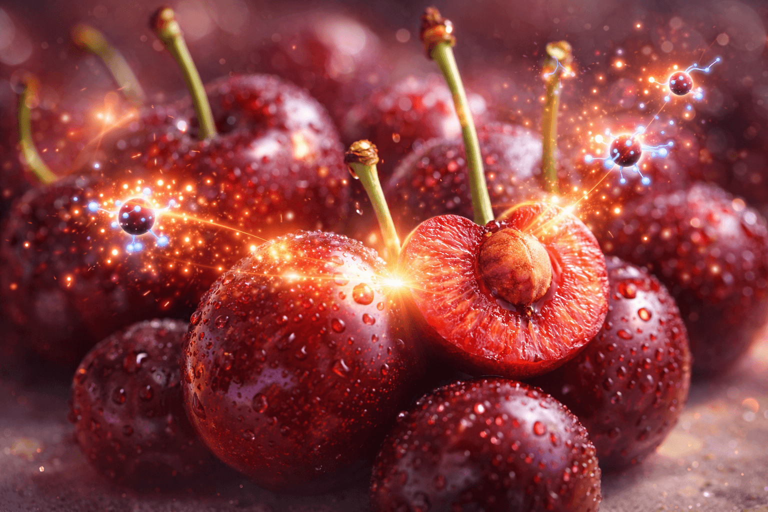 생과 체리 효능 연구와 항산화 작용