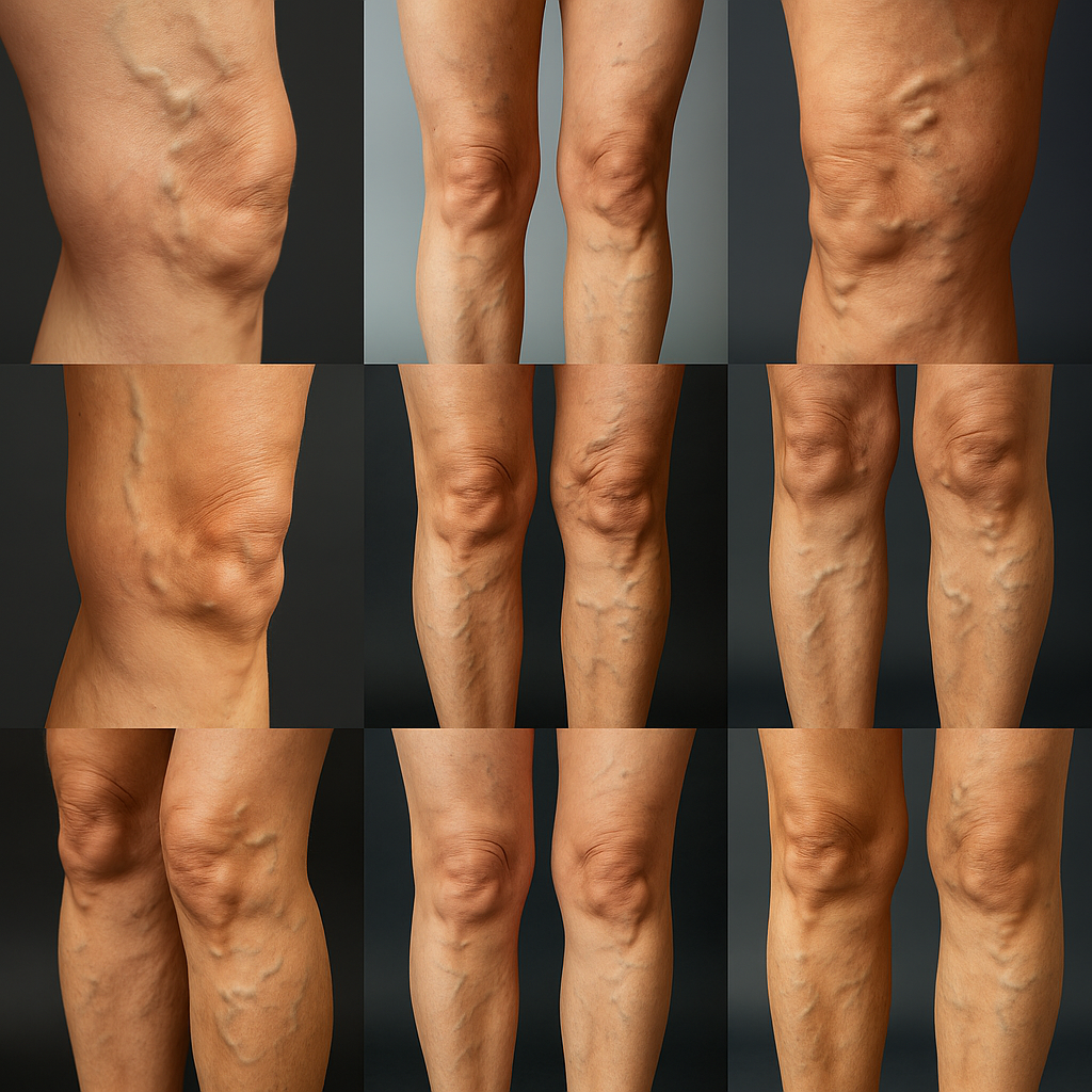 하지정맥류에 관련된 모습