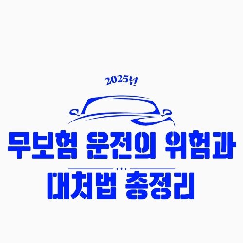 자동차 보험 갱신 안하면 어떻게 될까? – 무보험 운전의 위험과 대처법 총정리