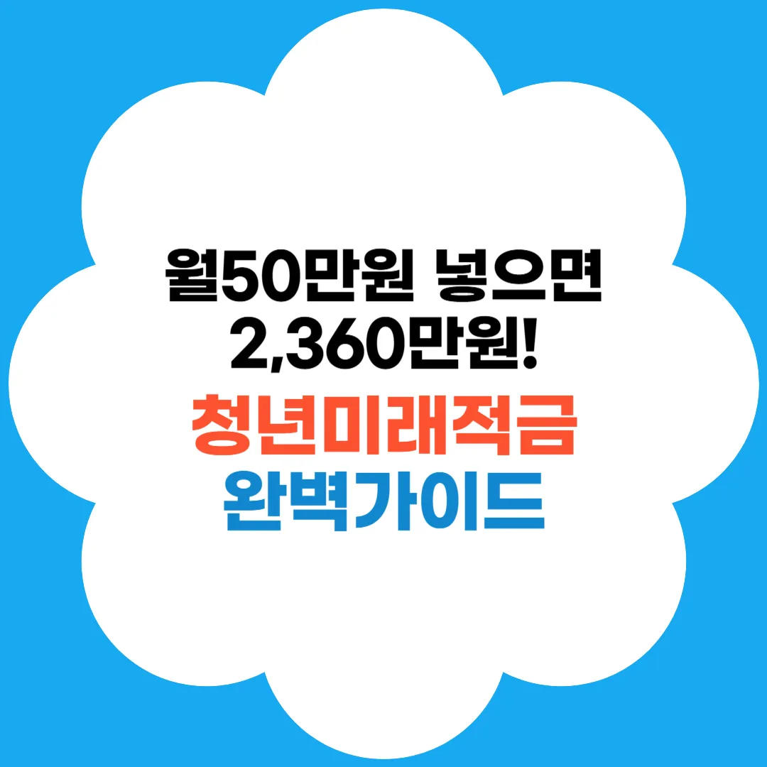 청년미래적금 완벽가이드 썸네일