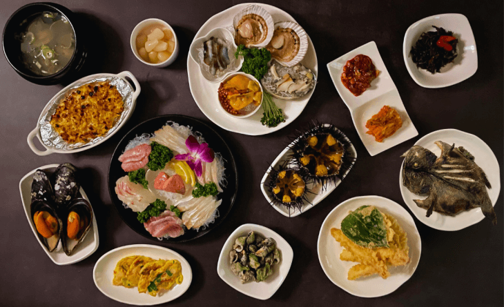 6시내고향 인천 남동구 백령도 자연산 해산물 우니맛집 용기포 횟집 (용기포 씨푸드 주문방법)