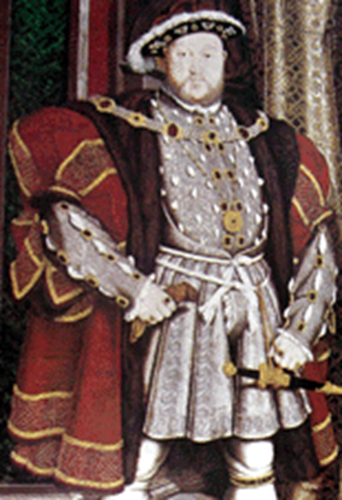 영국의 헨리8세 초상