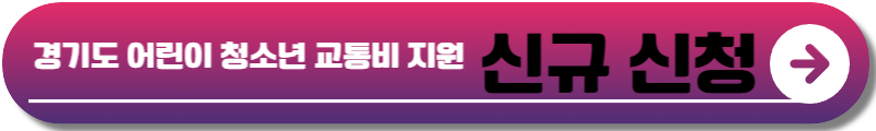 경기도 청소년 교통비 지원