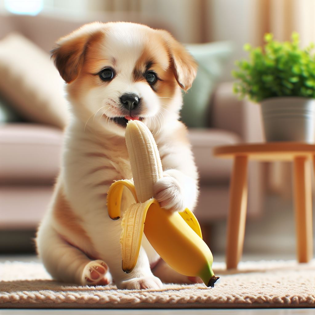 강아지 바나나