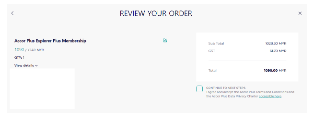 아코르 플러스(Accor Plus) 멤버십 가입 및 혜택 말레이시아로 가입(VPN 우회접속)