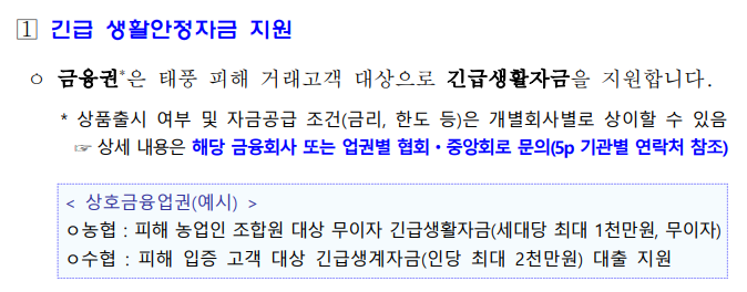 긴급 생활안정자금