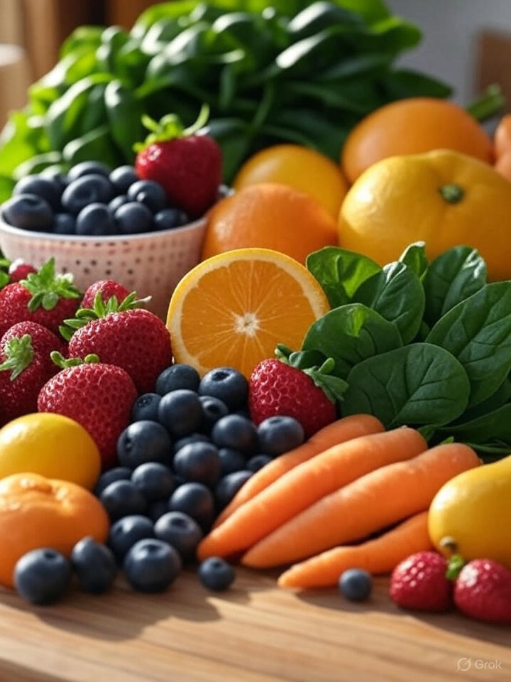 면역력 높이는 비타민과 항산화 음식