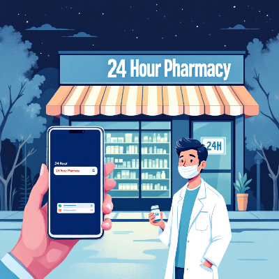 24시간 약국 찾기｜공공심야약국 이미지