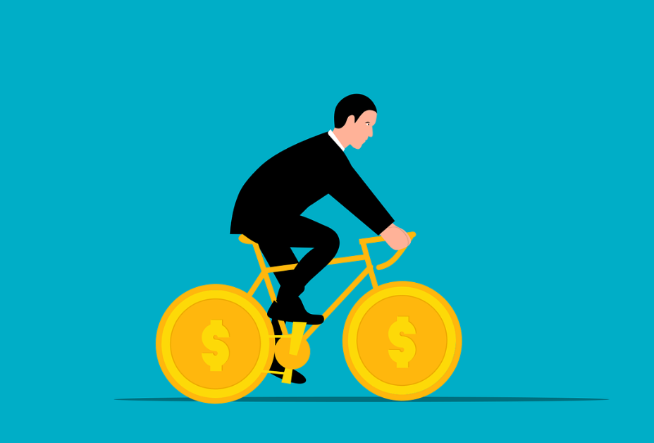 자전거 탄 사람 일러스트