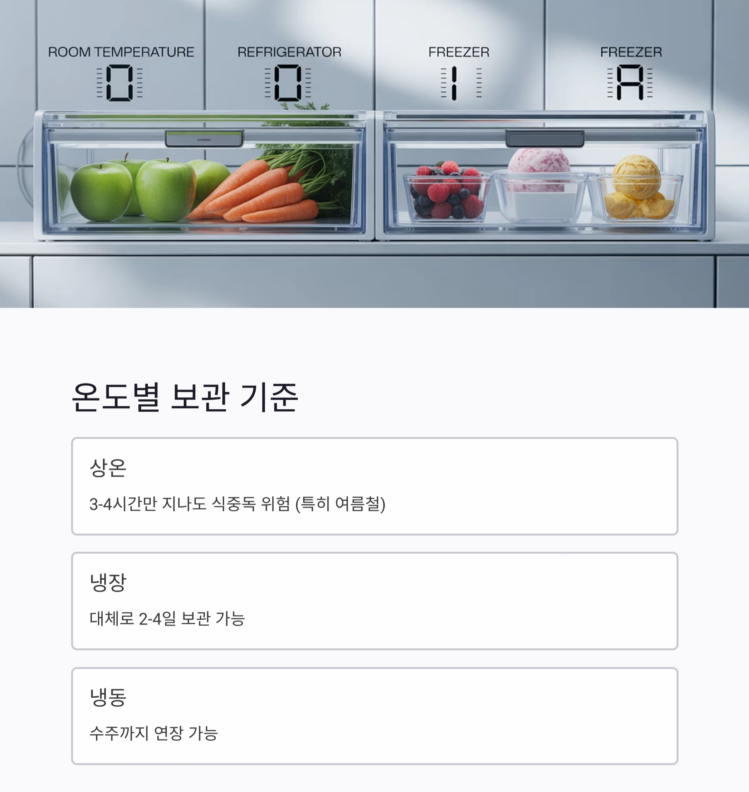 냉장고 속 음식, 언제까지 먹어도 될까? 재사용 가능한 보관기간 정리
