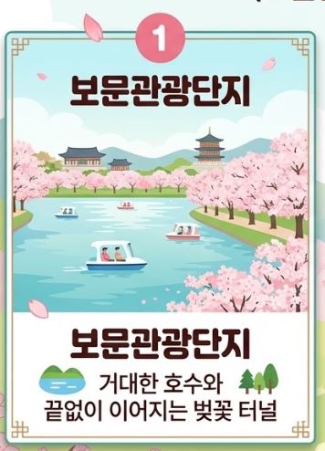 경주 벚꽃