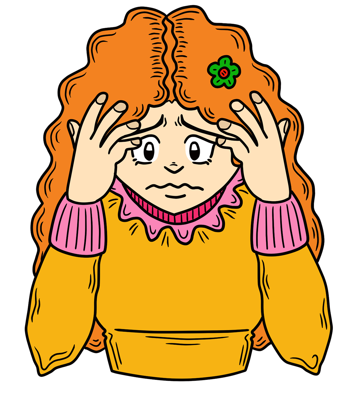 불안해 하는 모습