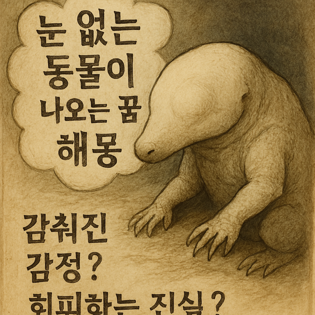 눈 없는 동물이 나오는 꿈