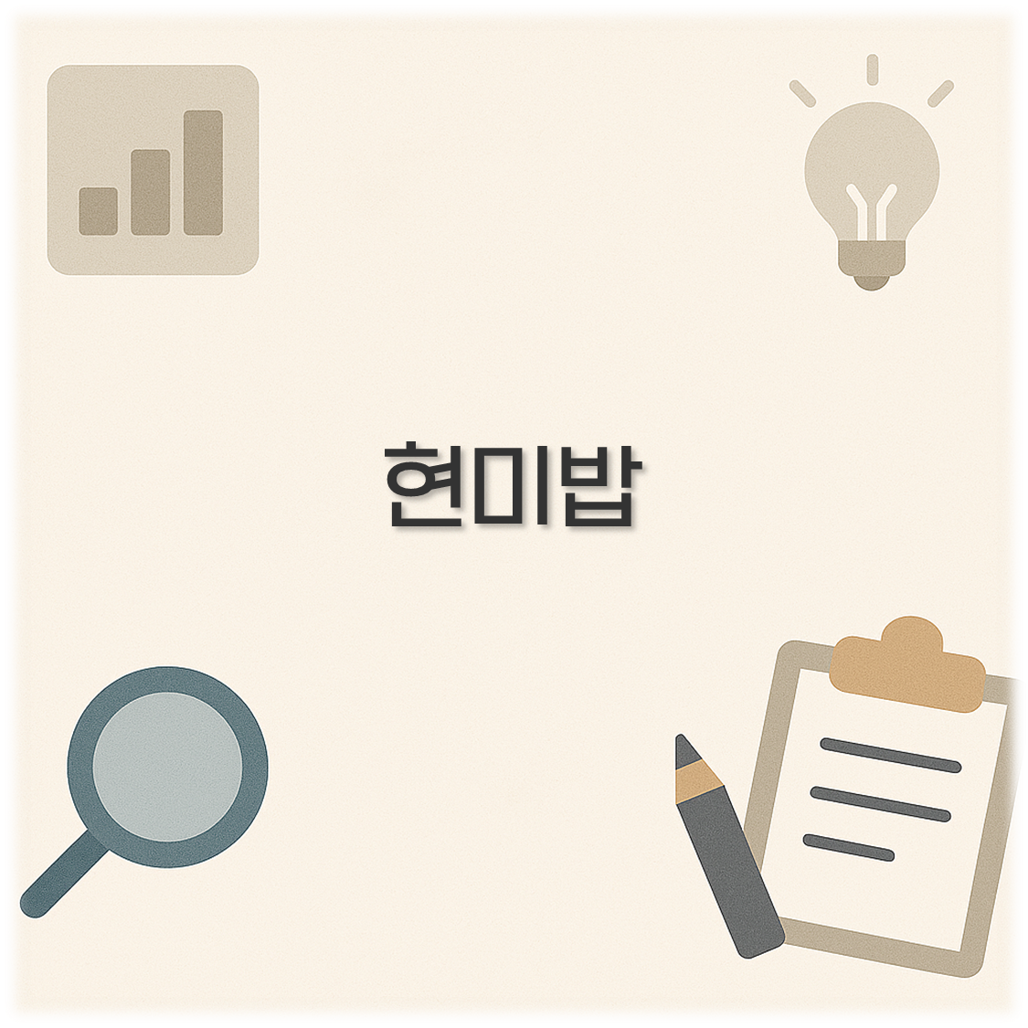 현미밥
