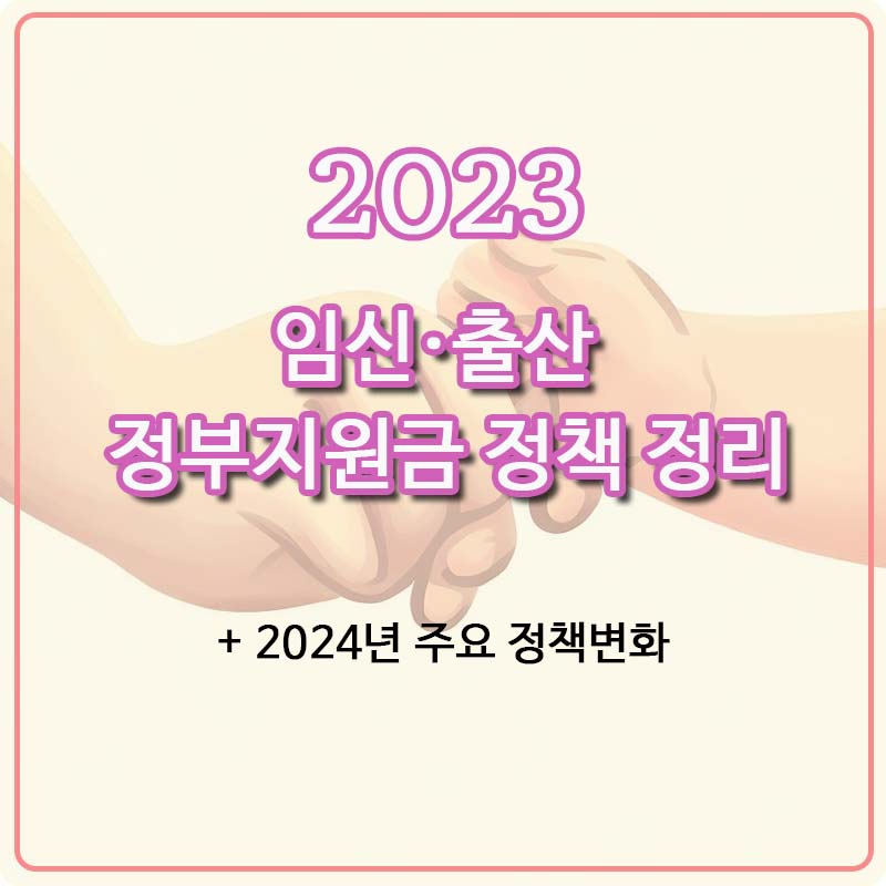 임신 출산 정부지원금