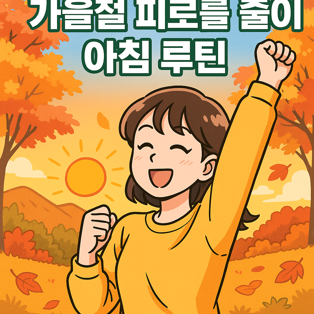 가을철 피로를 줄이는 아침 루틴 관련사진