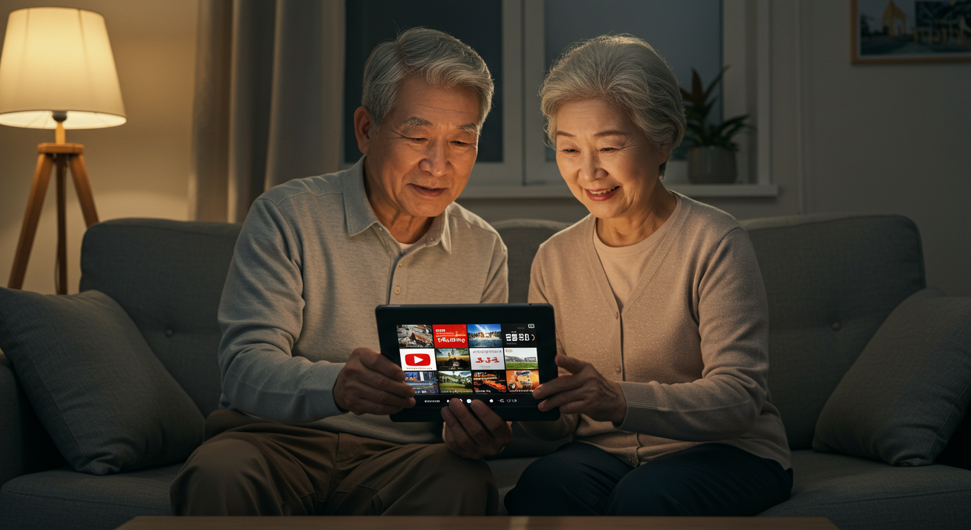 시니어 인기 유튜브 순위 (건강, 음악, 여행)