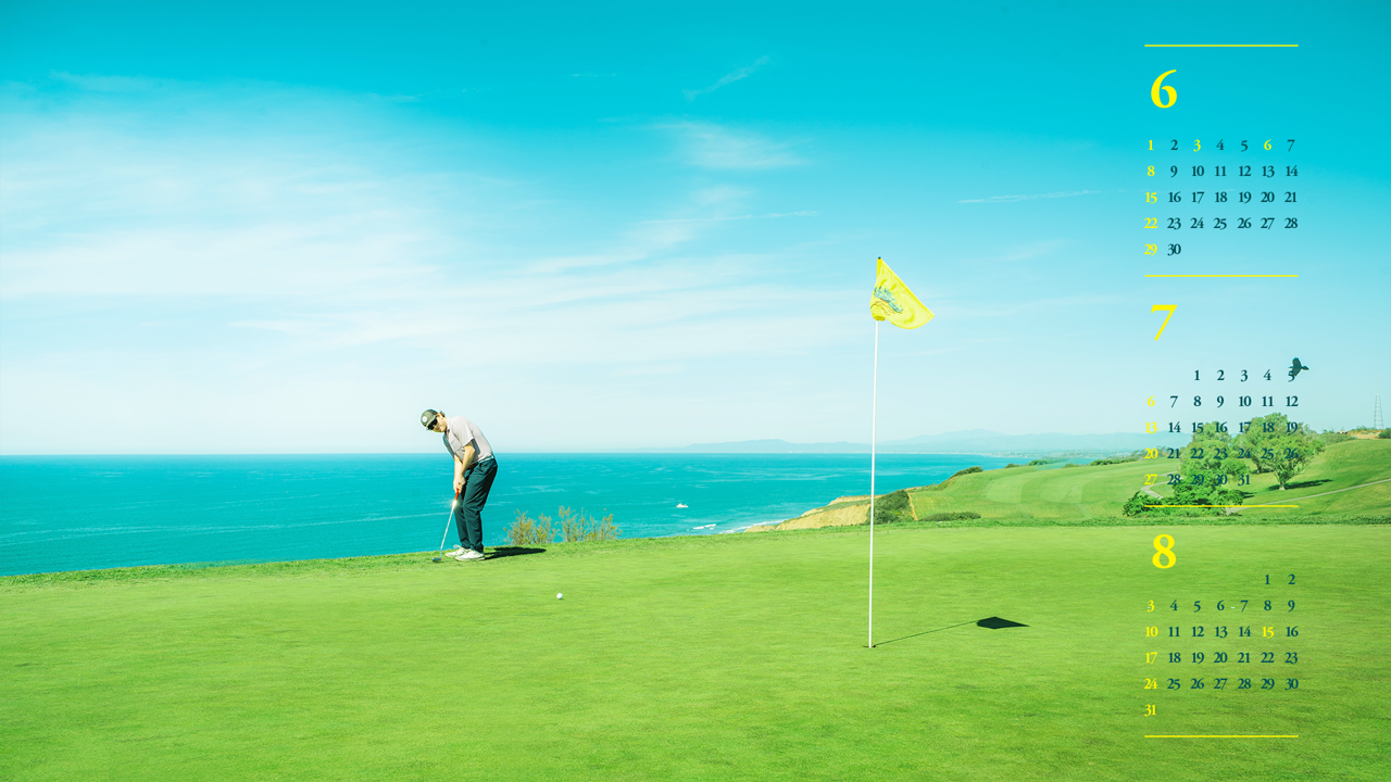 04 골프 B - 2025년7월 노트북배경화면