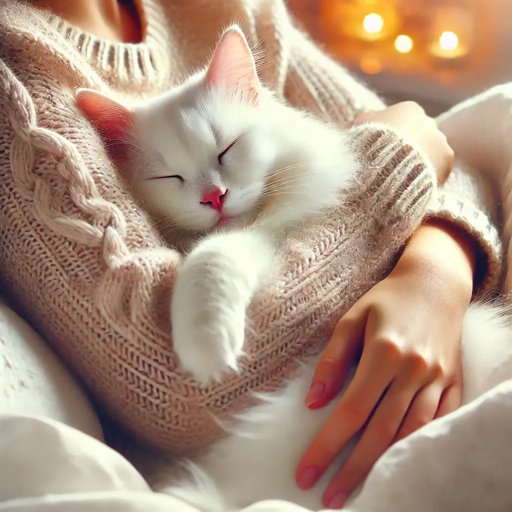 흰 고양이 꿈 해몽