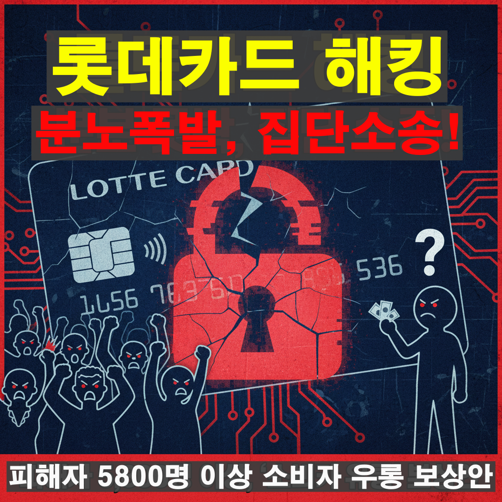 롯데카드 해킹 보상 어떻게 되나? 개인정보 유출 집단소송