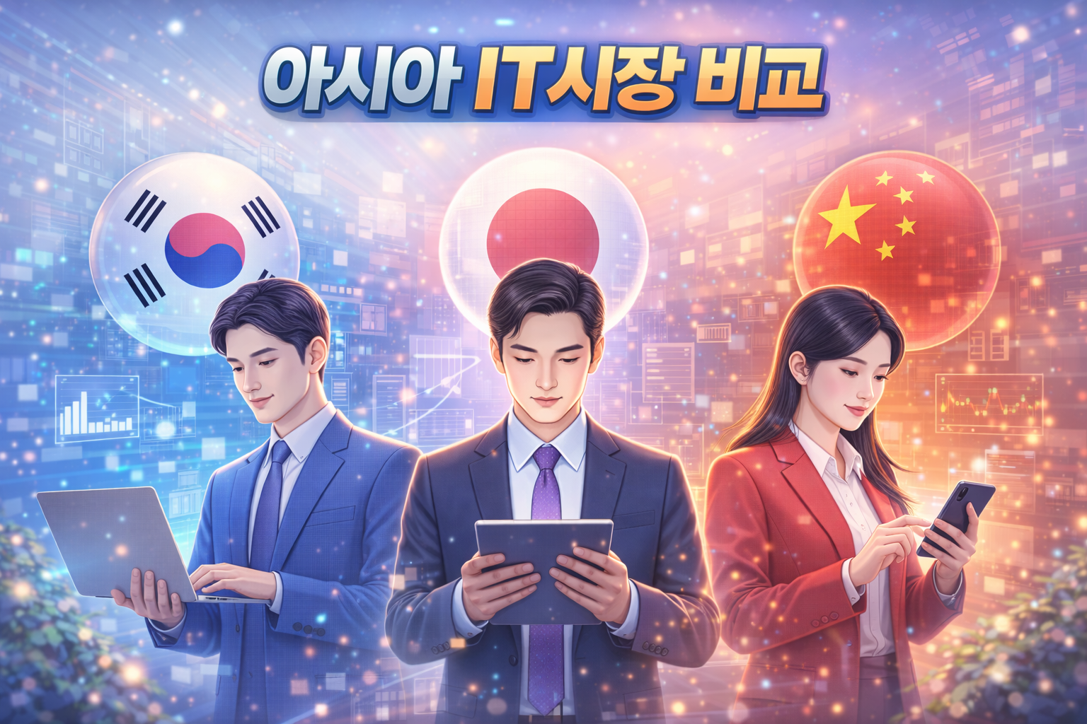 아시아 IT시장 비교