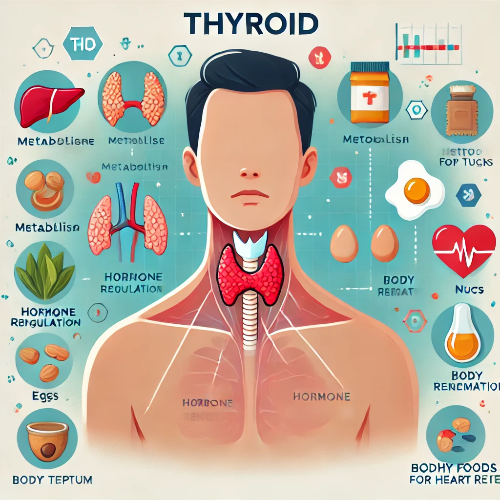 갑상선의 위치와 기능에 대한 이미지