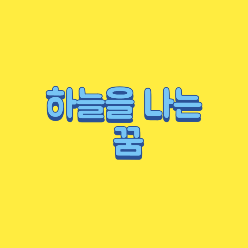 하늘을 나는 꿈해몽