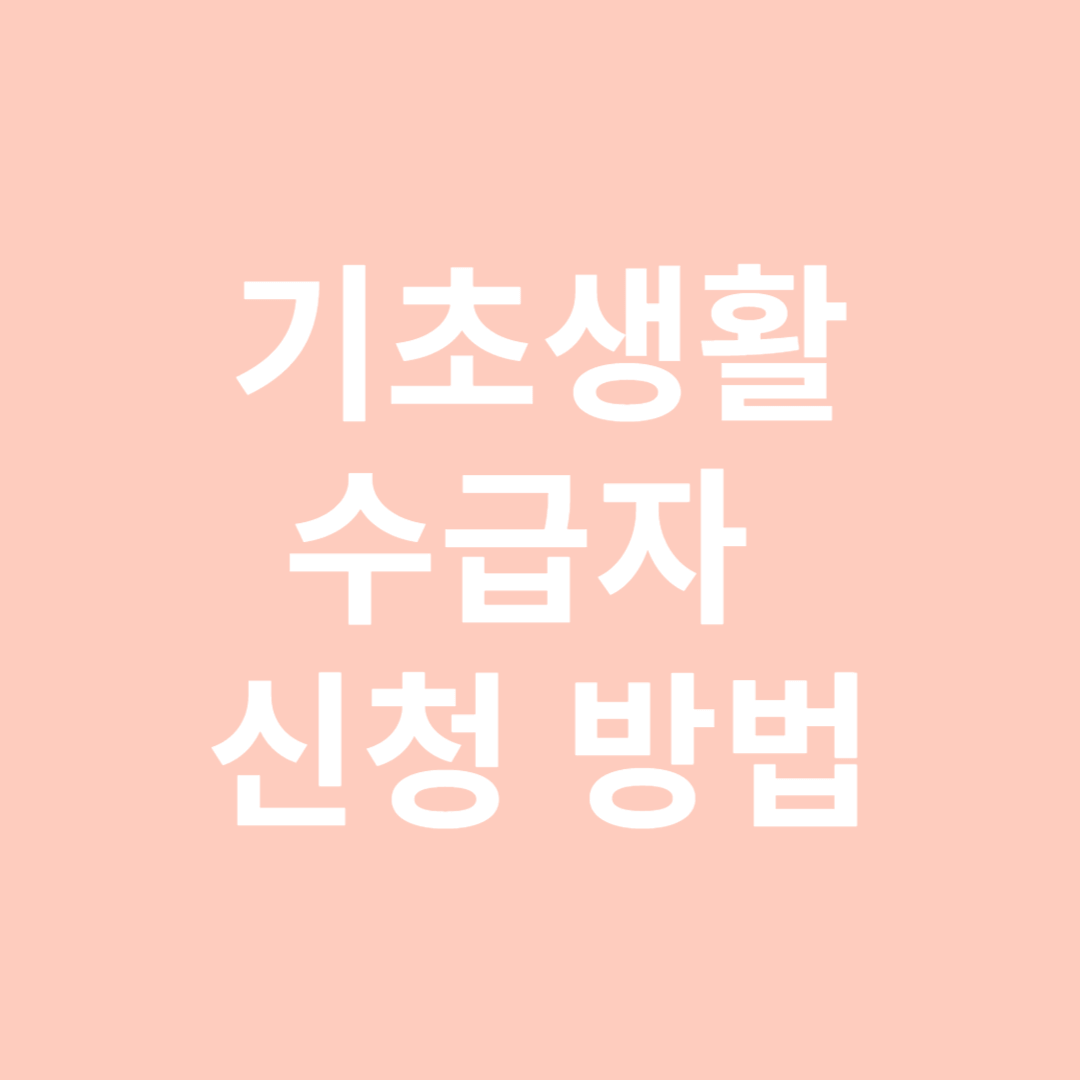 2025 기초생활 수급자