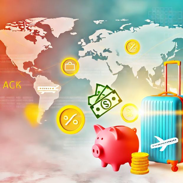 여행비절약 그래픽 이미지