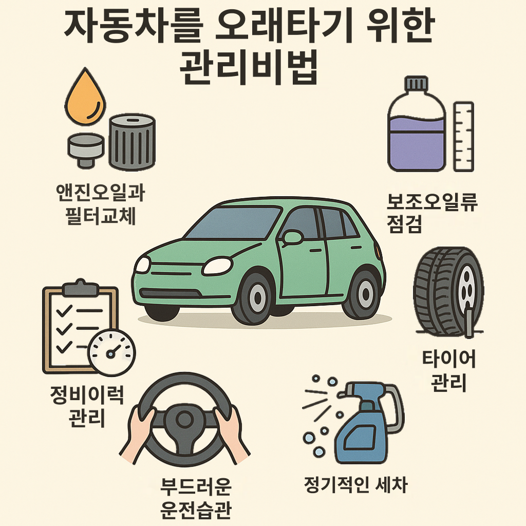 자동차 오래타기 위한 방법 체크리스트