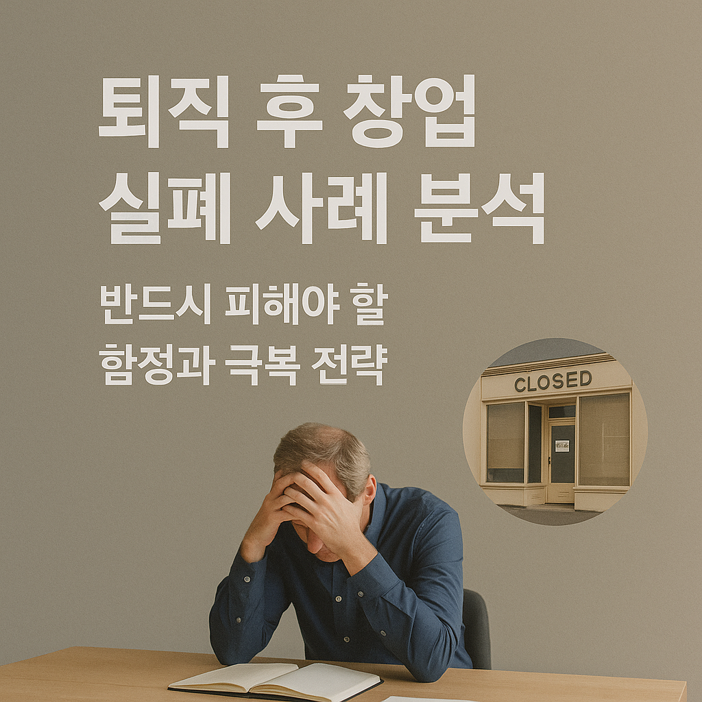 퇴직 후 창업 실패 사례 분석