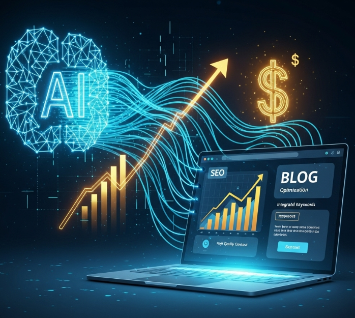 저품질 블로그의 특징을 분석하는 이미지