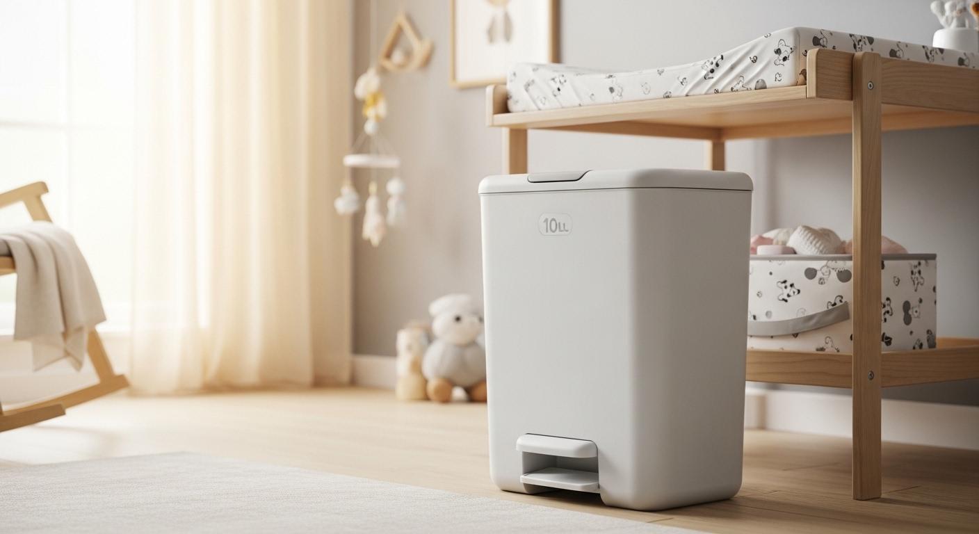 기저귀 쓰레기통 10l