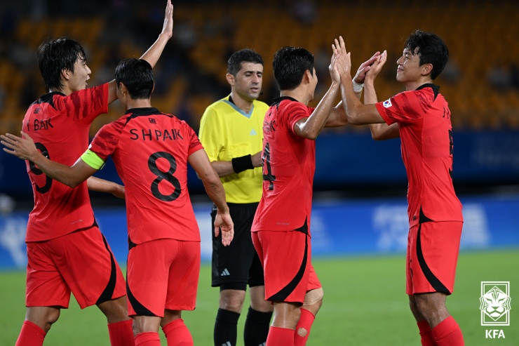아시안게임 축구 결승 응원 중계