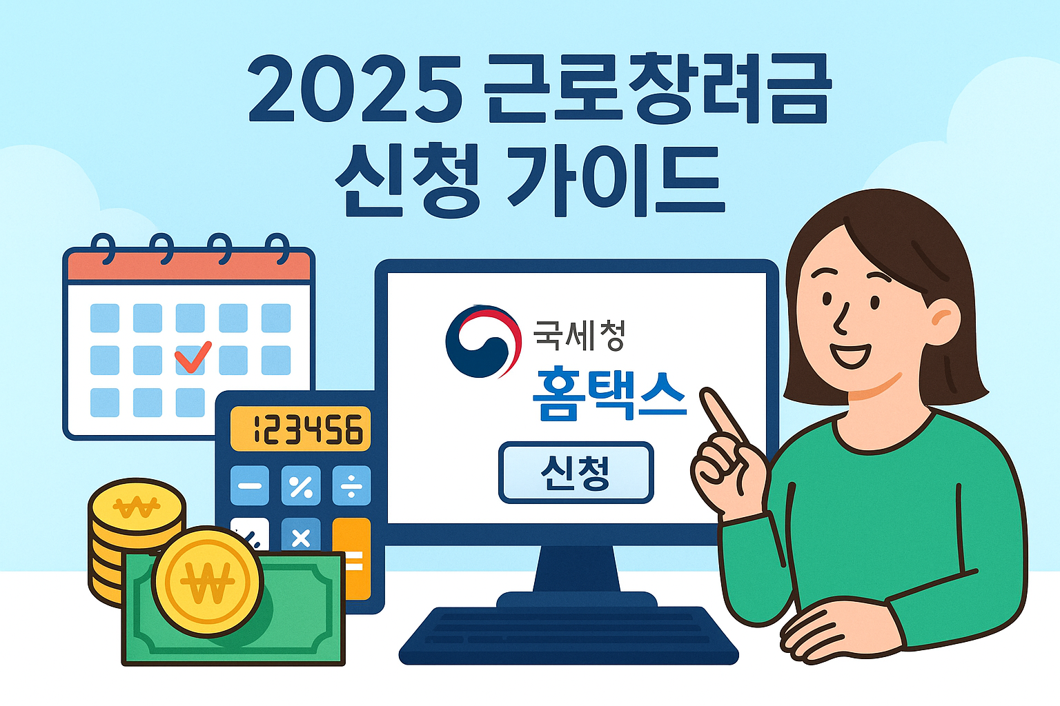 2025 근로장려금 신청 가이드 배너