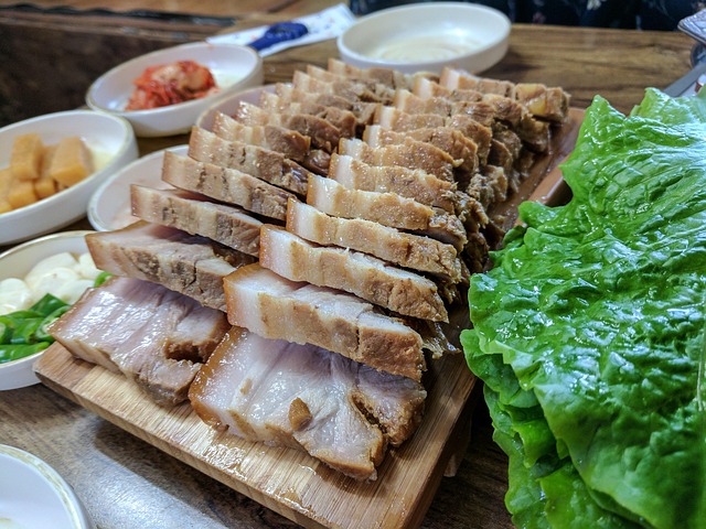 절임배추와수육