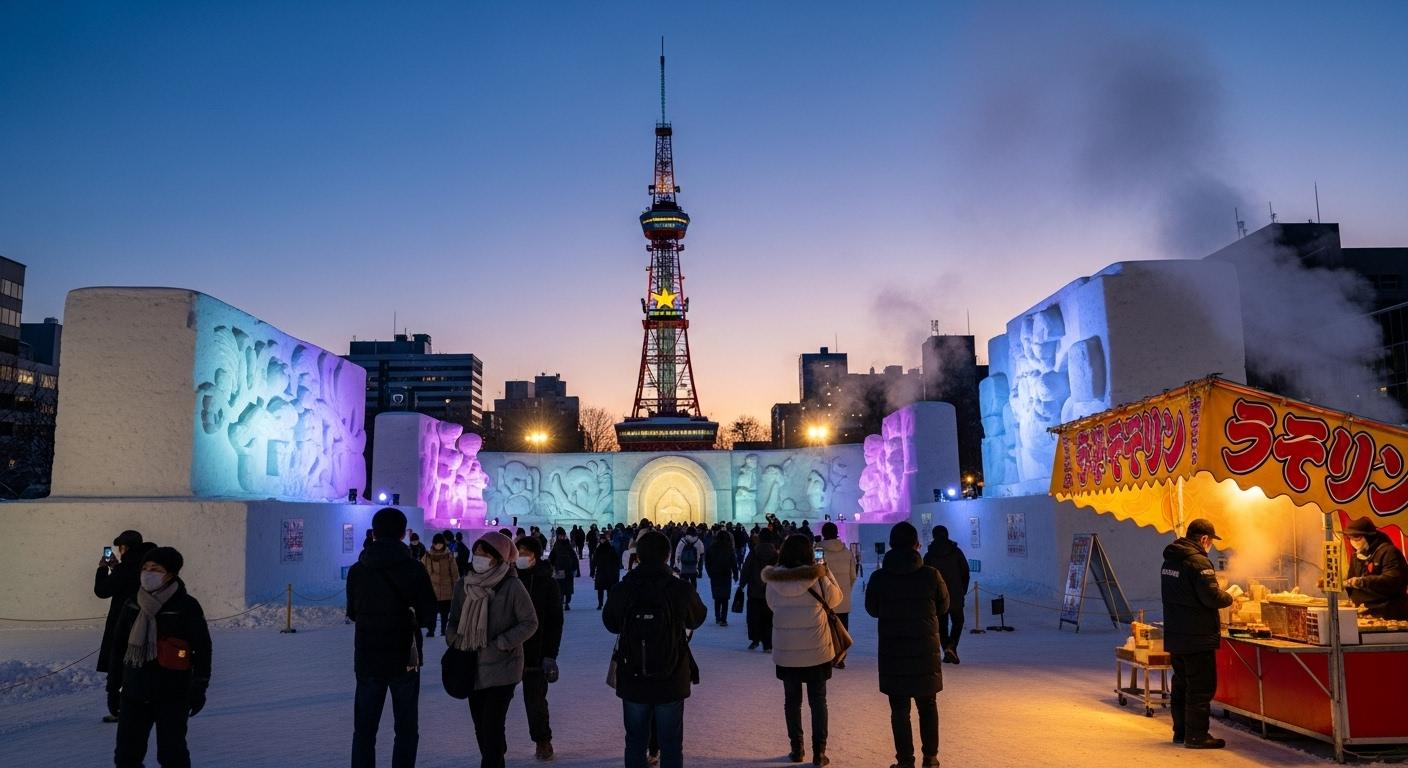 일본 겨울 여행지 삿포로