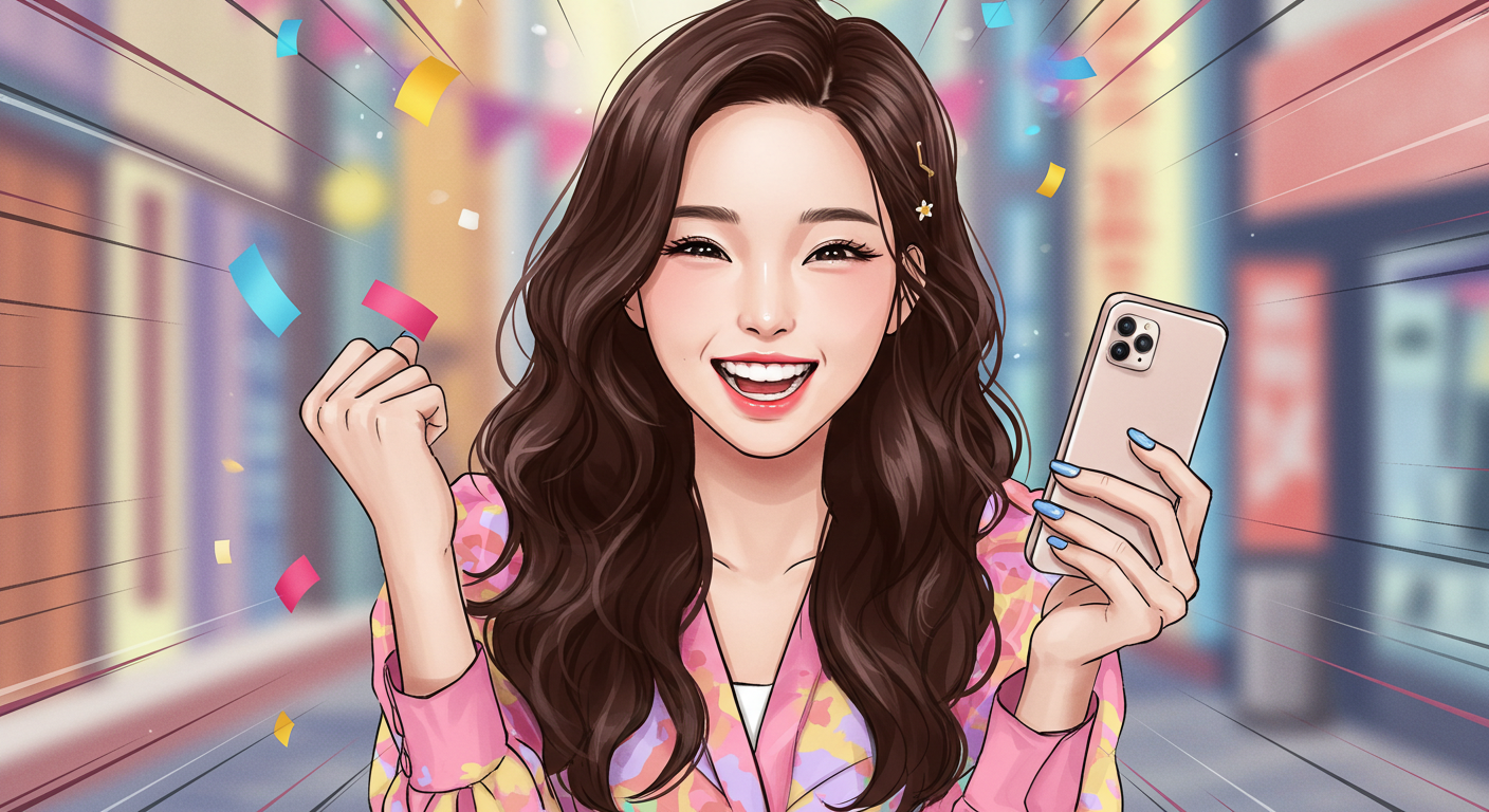 국민취업지원제도 합격하고 기뻐하는 모습