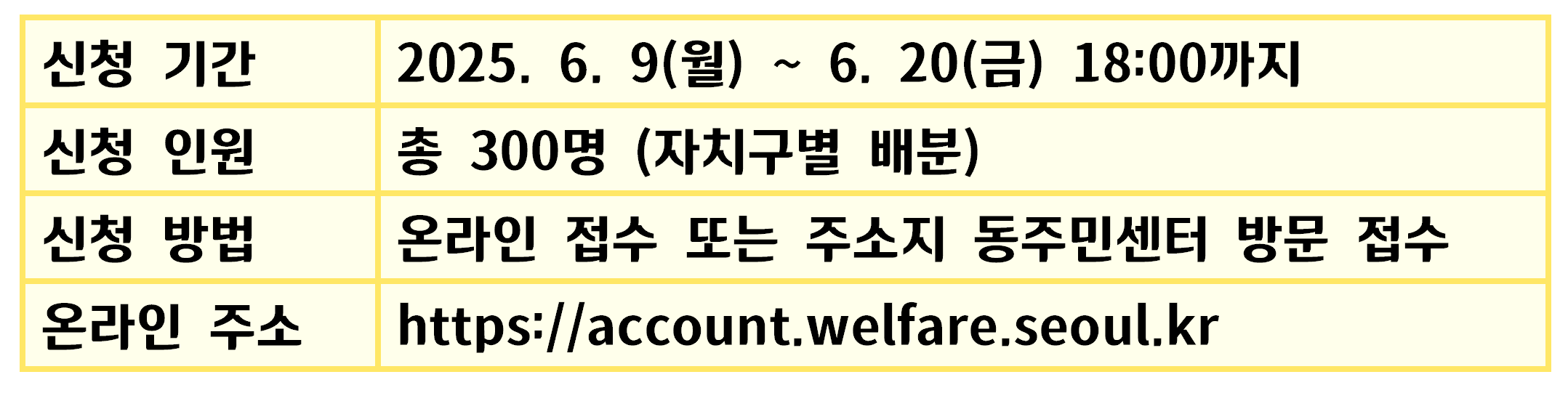 꿈나래통장 신청하기