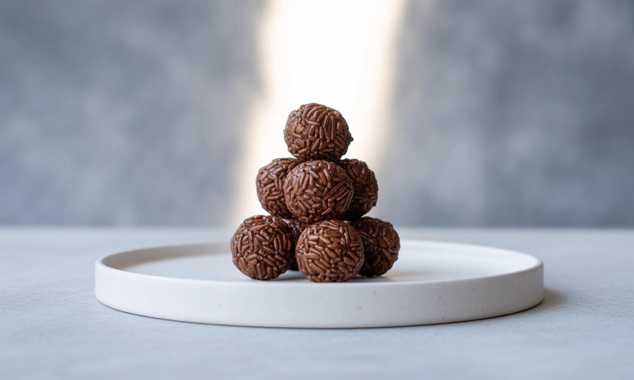 바삭함에 달콤함을 더한 현미뻥튀기 초코볼 만들기