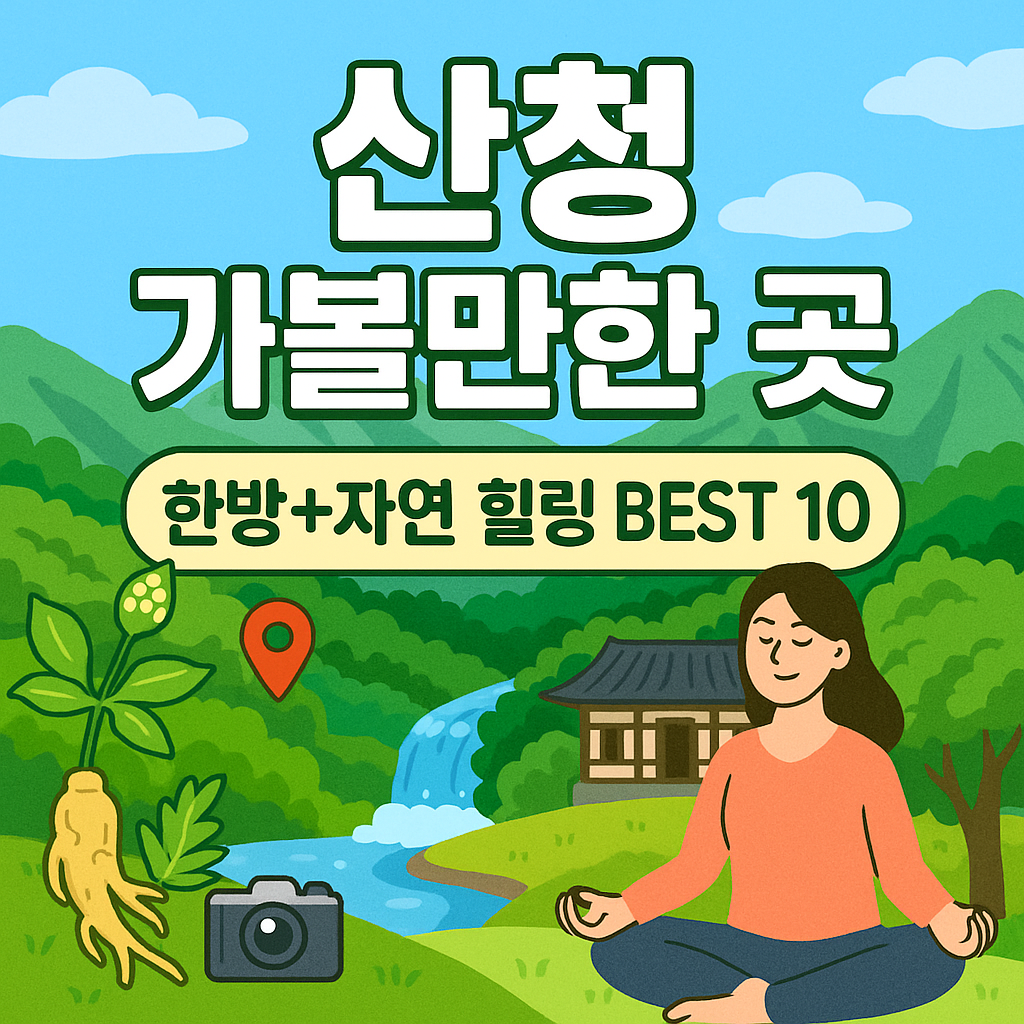 산청 가볼만한곳 베스트10