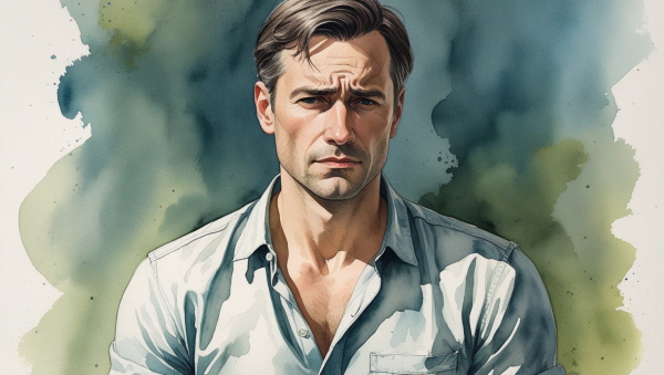 ISTP는 과거의 실패를 잊은 것처럼 행동하지만, 사실 그 감정은 고스란히 내면에 저장되어 있습니다에 관한 그림