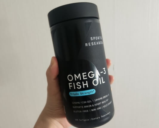 스포츠리서치 오메가3 용기
