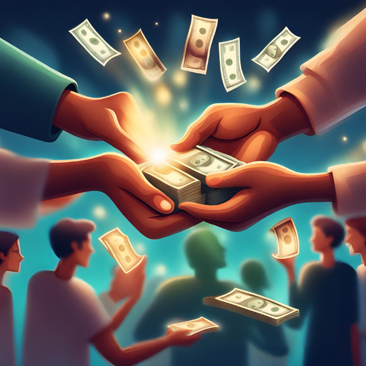 소상공인-이자환급-환급금-돈-지폐-받는-이미지