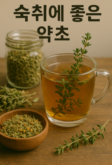 약초로 챙기는 자연 숙취 해소법