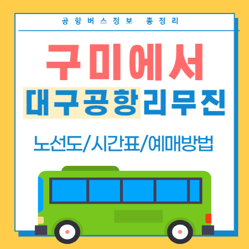 구미에서 대구공항 리무진 버스 썸네일