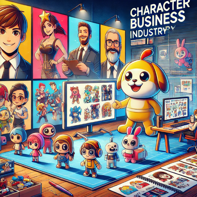 캐릭터 IP 비즈니스 관련 이미지