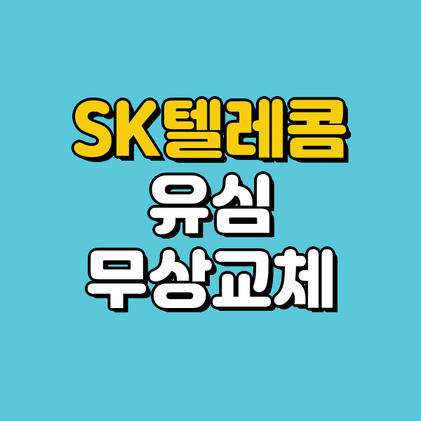 sk 텔레콤 유심 무상 교체