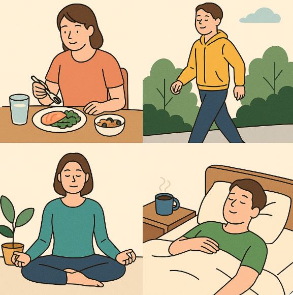 피로회복 예시 이미지